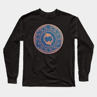 Twin Dolphin Long Sleeve T-Shirt